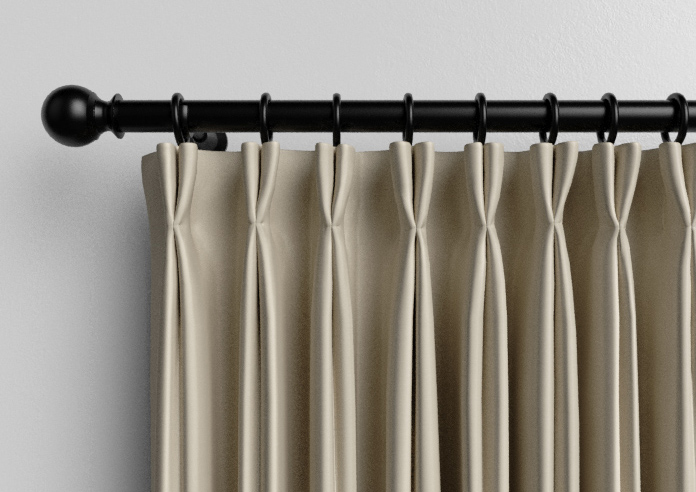 Kyoto Faux Silk, Oyster - Made to Measure Curtains - Image 10